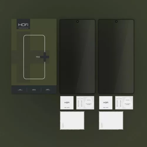 Hofi Anti Spy Glass Pro+ 2-csomag Galaxy S25 Ultra adatvédelmi üvegf-5906302322329 6 kép
