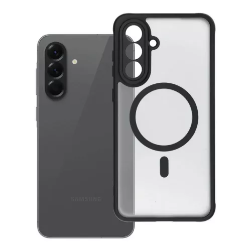  Samsung A56 fekete TELJES MATT MÁGNESES tok kompatibilis MagSafe-fel-5903396359354 7 kép
