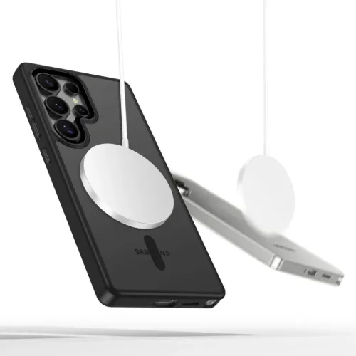Tech-Protect Magmat Magsafe Galaxy S25 Ultra Fekete/átlátszó tok-5906302322732 2 kép