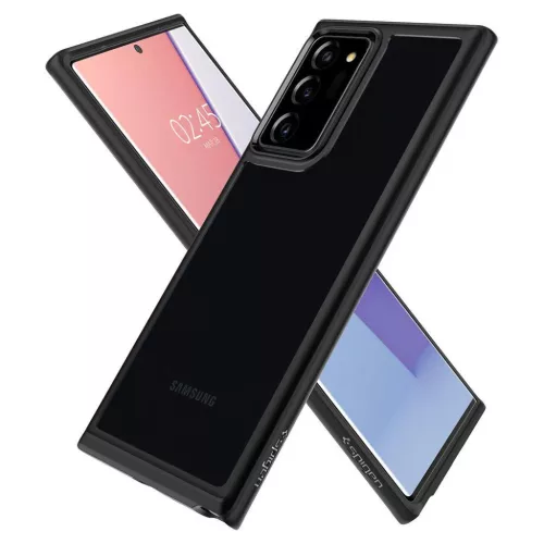 Spigen hybrid tok Samsung Note 20 matt fekete színben-8809710754126 8 kép