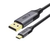 Tech-protect Ultraboost Kábel Type-c - Displayport 1.4 8k 60hz 180cm Fekete