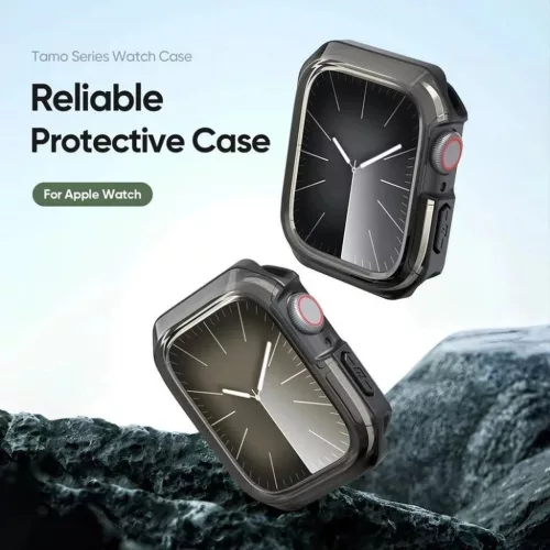 DUX DUCIS tok TAMO Apple Watch 10 46 mm átlátszó fekete tok-6971824160123 3 kép