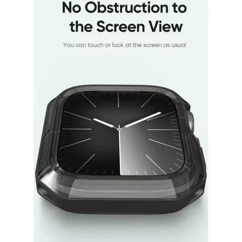 DUX DUCIS tok TAMO Apple Watch 10 46 mm átlátszó fekete tok-6971824160123 4 kép
