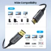 Tech-protect Ultraboost Kábel Displayport To Hdmi 2.0 4k 60hz 200cm F-5906302321797 2 kép