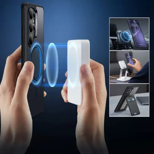 Esr Classic Hybrid Halolock Magsafe Galaxy S25 Ultra Frosted Black tok-4894240253304 4 kép