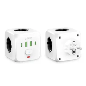 Tech-protect Pcl3x4 hálózati elosztó 2 USB & 2 Type-c & 3 aljzat fe-5906302372096 2 kép