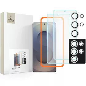   Tech-protect Supreme Készlet 3-pack Galaxy S25 Ultra Tiszta üvegfólia