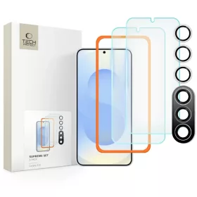   Tech-Protect Supreme Szett 3-pack Galaxy S25 átlátszó üvegfólia