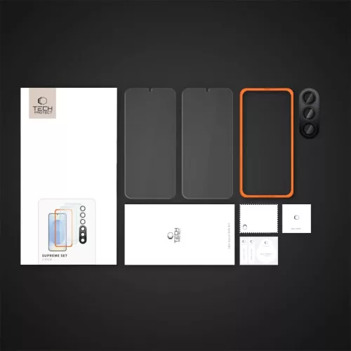 Tech-Protect Supreme Szett 3-pack Galaxy S25 átlátszó üvegfólia-5906302322053 6 kép