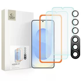   Tech-Protect Supreme szett 3-pack Galaxy S25+ Plus átlátszó üvegfólia