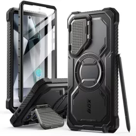  Galaxy S25 Ultra Fekete Supcase Iblsn Armorbox Mag Magsafe tok-843439156524 2 kép