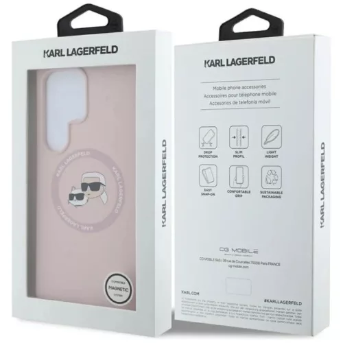 KARL LAGERFELD tok SAMSUNG Galaxy S25 Ultra KLHMS25LSKCHTCP (Mágneses-3666339450229 6 kép