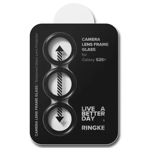Ringke Camera Frame Protector 2-pack Galaxy S25+ Plus Fekete üvegfól-8800274968875 4 kép