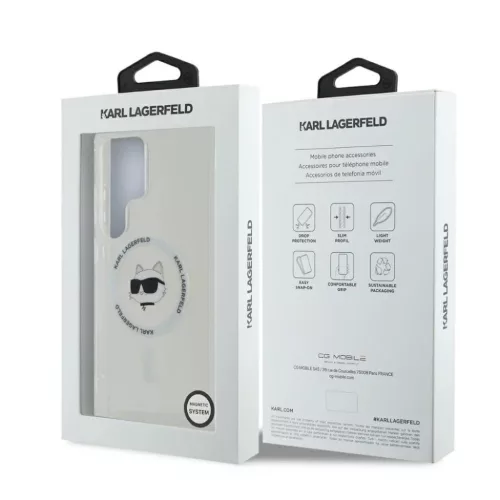 KARL LAGERFELD tok SAMSUNG S25 Ultra KLHMS25LHLSCHH (Magnetic IML Meta-3666339449919 8 kép