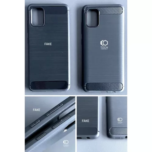 Tech-Protect carbon mintájú TPU tok Samsung M31 fekete-0795787712900 3 kép