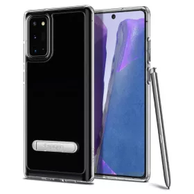   Spigen hybrid S tok Samsung Note 20 kihajtható támasszal crystal clear színben