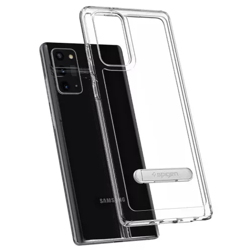 Spigen hybrid S tok Samsung Note 20 kihajtható támasszal crystal cle-8809710754133 1 kép