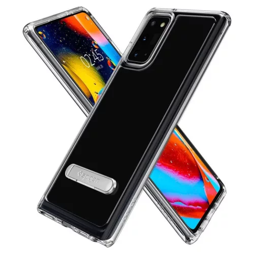 Spigen hybrid S tok Samsung Note 20 kihajtható támasszal crystal cle-8809710754133 2 kép