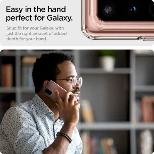 Spigen hybrid S tok Samsung Note 20 kihajtható támasszal crystal cle-8809710754133 7 kép