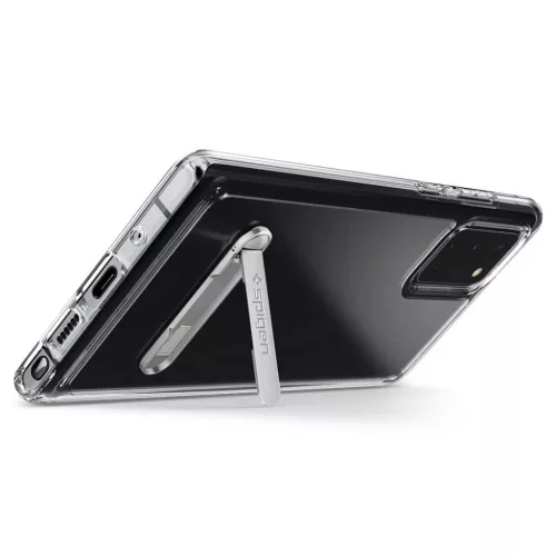 Spigen hybrid S tok Samsung Note 20 kihajtható támasszal crystal cle-8809710754133 10 kép