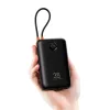 VEGER powerbank 20000 mAh beépített kábelekkel Type C / Lightning P-6977525750120 4 kép