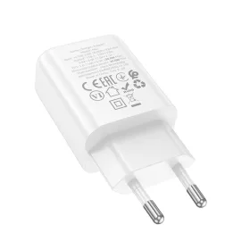 HOCO fali töltő Type C PD QC 30W N62 fehér-6942007648745 2 kép
