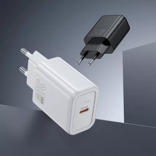 HOCO fali töltő Type C PD QC 30W N62 fehér-6942007648745 4 kép