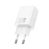 HOCO fali töltő USB A + Type C PD QC3.0 3A 20W N61 fehér-6942007648684 2 kép