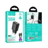 HOCO fali töltő Type C + kábel Type C Lightninghez PD QC 30W N62 fe-6942007648752 4 kép
