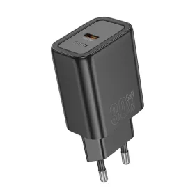 HOCO hálózati USB-C PD QC 30W N62 fekete-6942007648738 2 kép