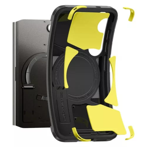 Galaxy S25 Fekete Spigen Tough Armor Magsafe tok-8809971238397 7 kép