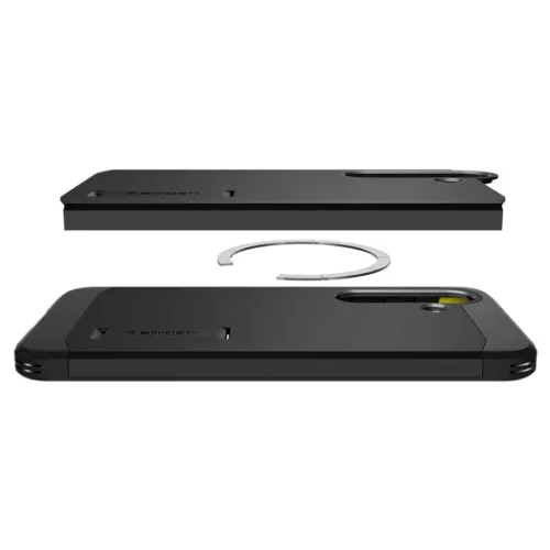  Galaxy S25 Fekete Spigen Tough Armor Magsafe tok-8809971238397 9 kép