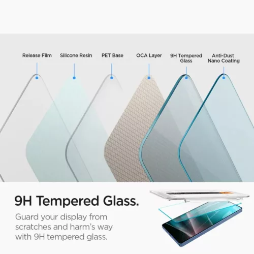 Spigen Glas.tr "ez Fit" Hd 2-pack Samsung Galaxy S25 Ultra átlátszó-8809971239134 10 kép