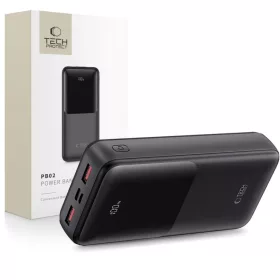Tech-Protect Pb02 Power Bank 20000mAh 22.5W Fekete