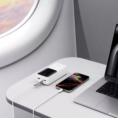 Tech-Protect Pb03 Power Bank 30000mah 22.5w Fehér-5906302380534 8 kép