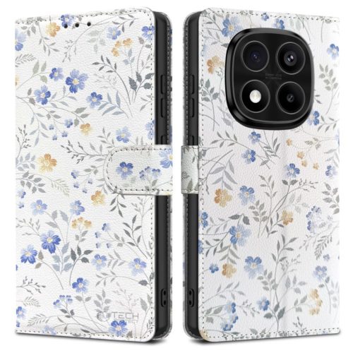 Tech-protect Wallet Xiaomi Redmi Note 14 Pro 5G / Pro+ Plus 5G / Poco X7 5G Tavaszi Virágok tok