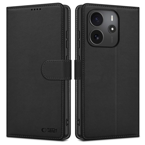 Tech-protect Wallet Xiaomi Redmi Note 14 4G / LTE Matt Fekete tok-5906302361151 5 kép
