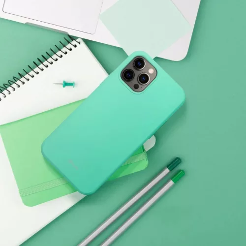 ROAR színes zselé tok XIAOMI Redmi Note 14 5G-hez menta színű tok-5903396364020 3 kép