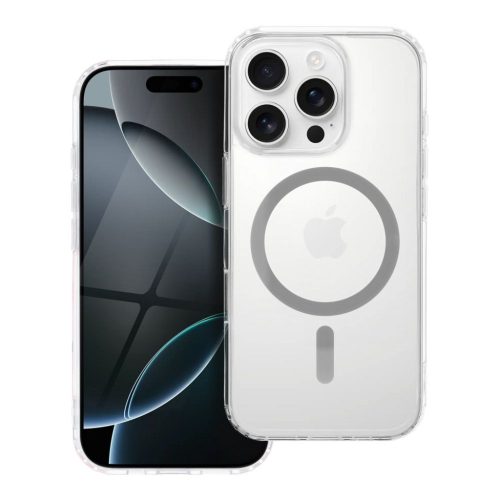 Drop Glue Színes Gyűrűs MagSafe Tok iPhone 15-höz szürke-5903396360848 1 kép