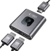 Tech-protect Hb07 Hub Adapter 2in1 Hdmi 4k 60hz Űrszürke-5906302360949 2 kép