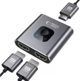 Tech-protect Hb07 Hub Adapter 2in1 Hdmi 4k 60hz Űrszürke-5906302360949 2 kép
