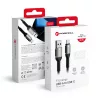 FORCELL F-ENERGY C256 kábel USB A-ról Type C-re QC3.0 3A 66W Cafule 3 m fekete