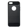 CARBON tok iPhone 5/5S/SE fekete tok-5901737414205 2 kép