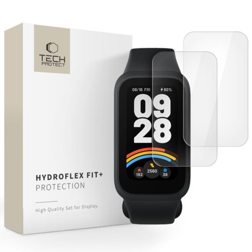 Tech-protect Hydroflex Fit+ hydrogel fólia 2-csomag Xiaomi Smart Band-5906302361441 4 kép