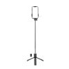 Selfie stick WH1YXS teleszkópos tripod 1m kerek lámpával és telefo-5907769360596 1 kép
