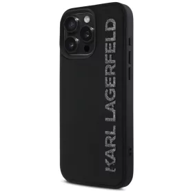  iPhone 16 Fekete KARL LAGERFELD tok 3D Gumírozott Hosszúkás Csill�-3666339357009 2 kép