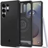  Galaxy S25 Ultra Matt Fekete Spigen Core Armor Mag Magsafe Tok