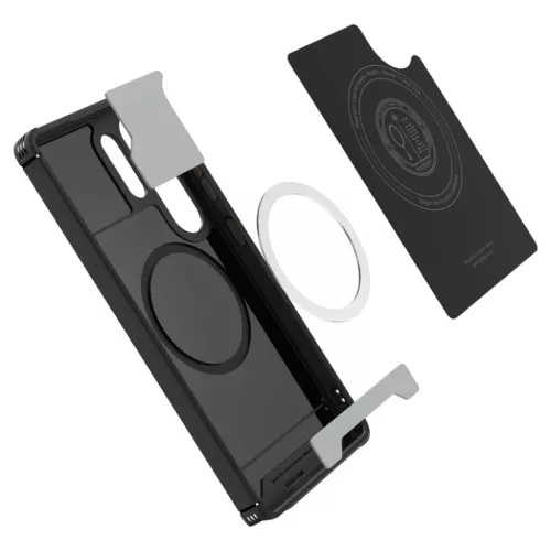  Galaxy S25 Ultra Matt Fekete Spigen Core Armor Mag Magsafe Tok-8809971237437 9 kép