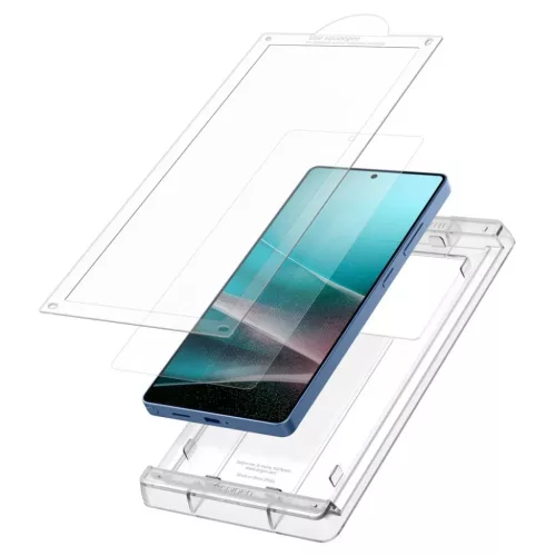 Spigen Elite Shield „Ez Fit” HD Galaxy S25 Ultra átlátszó üveg-8809971239141 3 kép