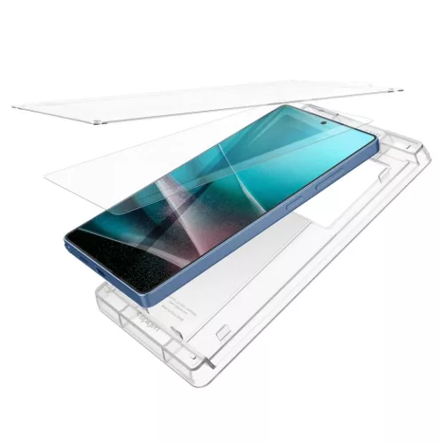 Spigen Elite Shield „Ez Fit” HD Galaxy S25 Ultra átlátszó üveg-8809971239141 5 kép